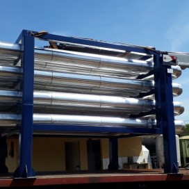 Reator tubular de ciclo oscilatório