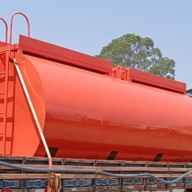 Tanque para irrigação agrícola